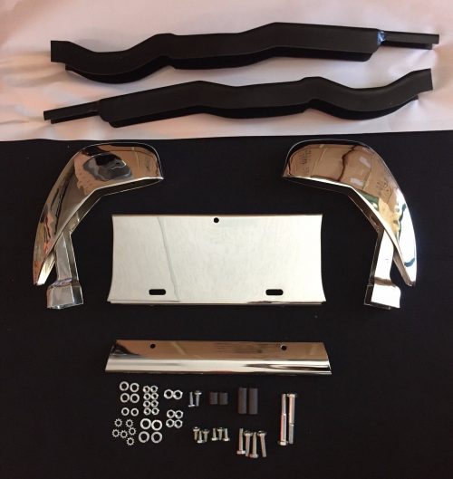 1961 1962 Corvette Front License Bumper Assembly Complete - Corvette