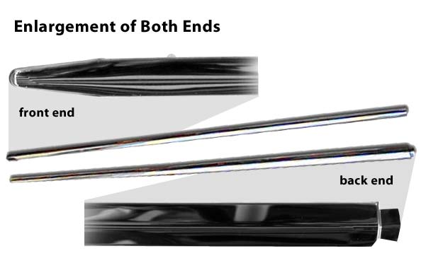 1958-1962 Corvette Top Fender Moulding Closeup