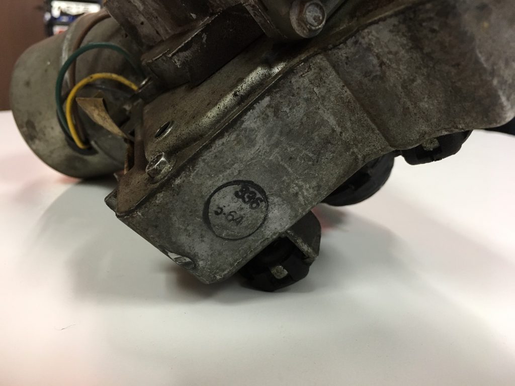 Survivor 1964 Corvette Wiper Motor Date Stamping