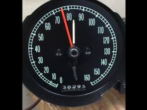 1967 Corvette Restored Speed Warning Speedometer