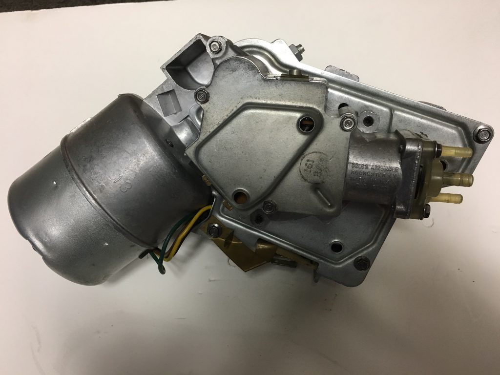 Survivor 1964 Corvette Wiper Motor Front View after Restoration
