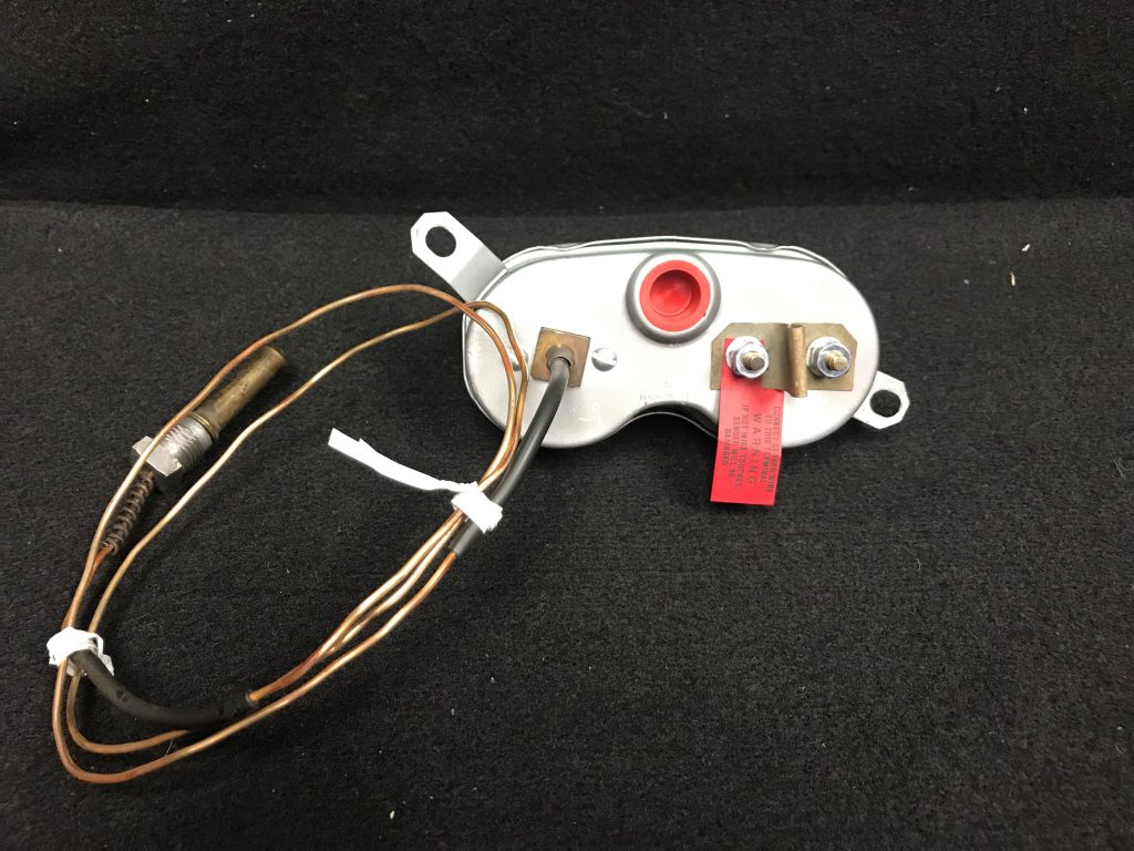 953-1955 Corvette Restored Fuel and Temp Gauge Pair Rear