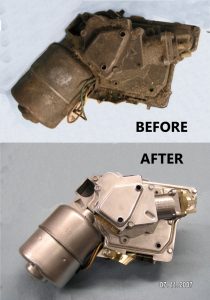 Corvette Wiper Motor 1963-1964 Before and after Restoration