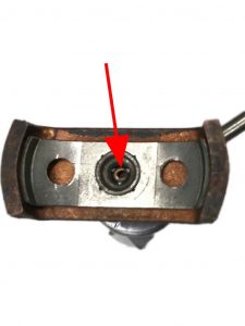 High cobalt Corvette tach Magnet with worn jewel