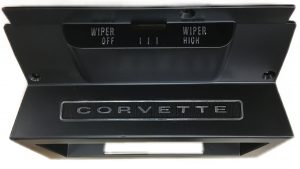 Restored 1969-1972 Corvette wiper switch plate 