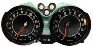 Restored 1964 Corvette speedometer and tachometer
