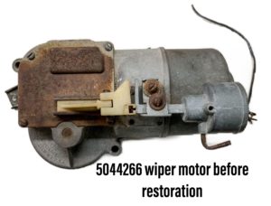 1958-1961 Corvette wiper motor before restoration