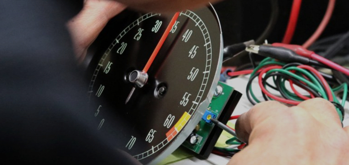 corvette speedometer restoration