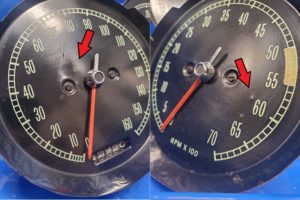 Speedometer and Tachometer damaged in shipment.